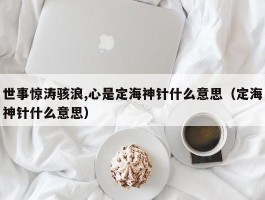 世事惊涛骇浪,心是定海神针什么意思（定海神针什么意思）