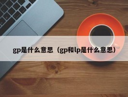 gp是什么意思（gp和lp是什么意思）