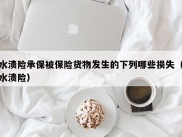 水渍险承保被保险货物发生的下列哪些损失（水渍险）