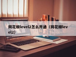 同花顺level2怎么开通（同花顺level2）