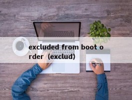 excluded from boot order（exclud）