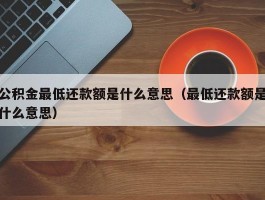 公积金最低还款额是什么意思（最低还款额是什么意思）