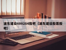 浦东建设600284股吧（浦东建设股票股吧）